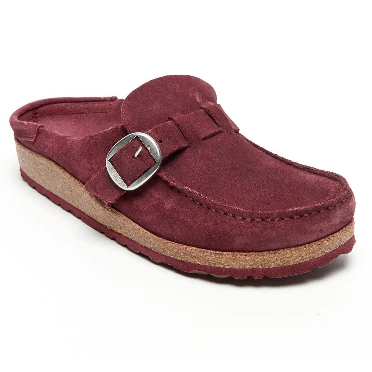 Birkenstock Buckley Suede Leather Mule Shoes Product Image