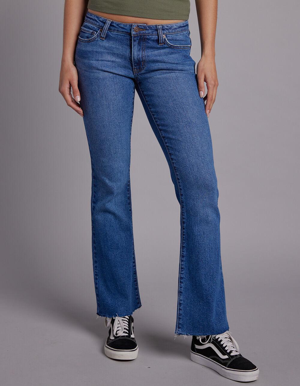 RSQ Womens Low Rise Flare Jeans - MEDIUM WASH Product Image