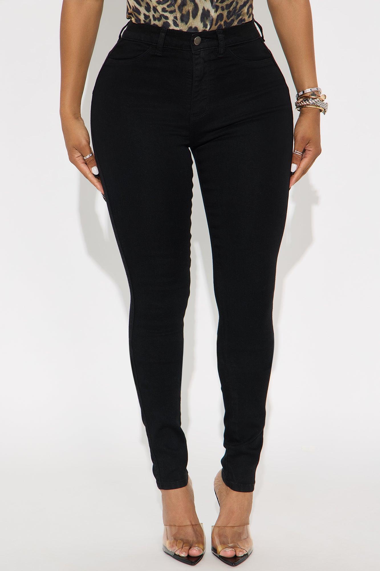 Tall Classic Beauty Booty Lifter Skinny Jeans - Black Female Product Image