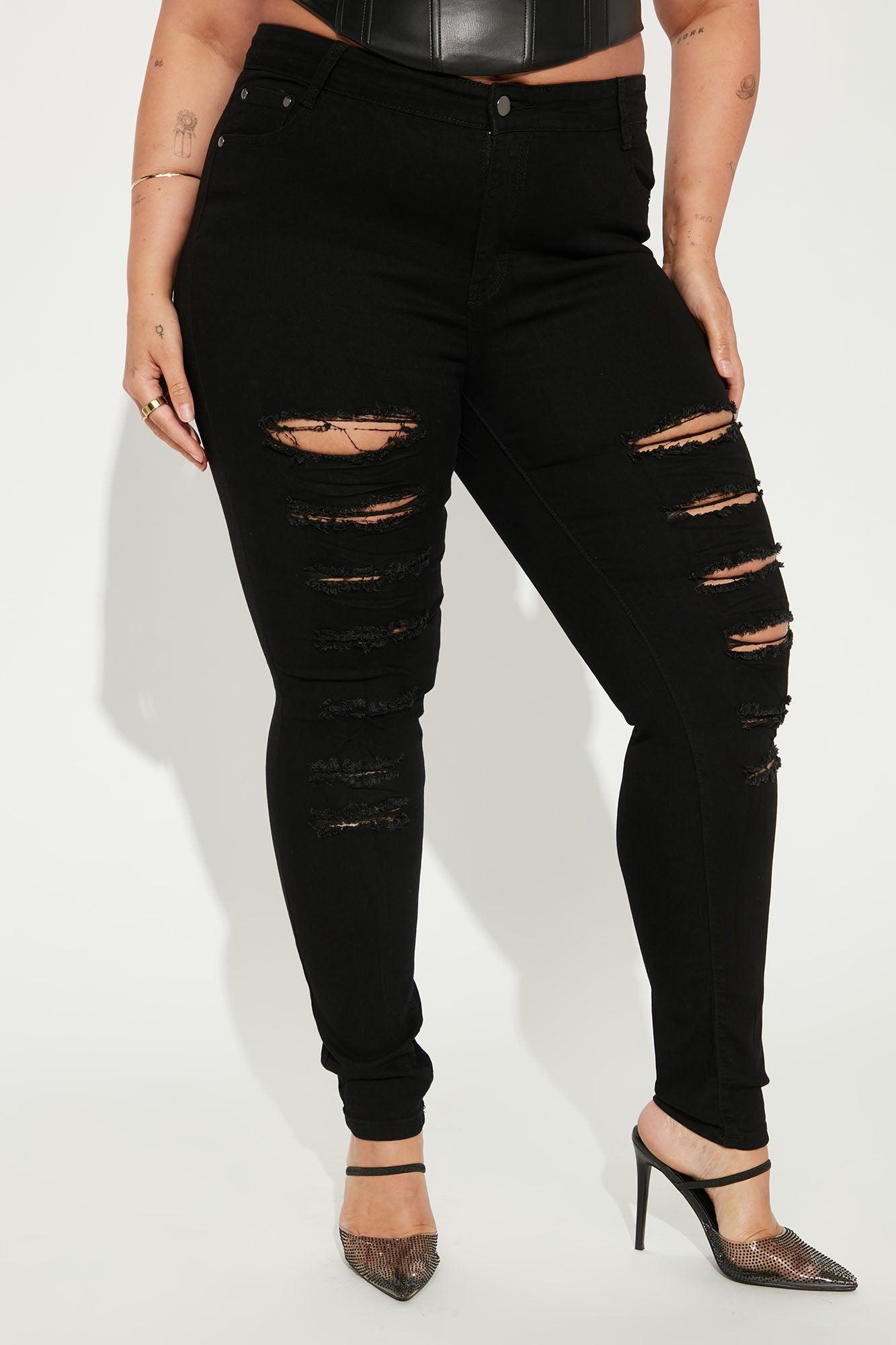 Statuesque Booty Lifting Jeans - Black Product Image