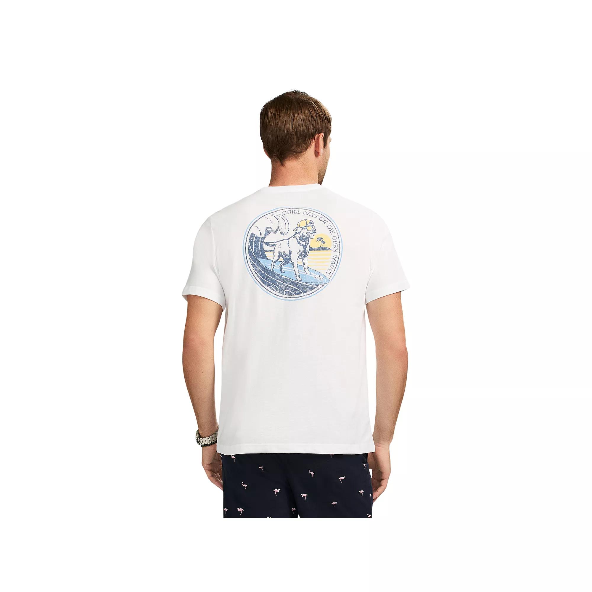 Men's IZOD Saltwater Soft Wash Short Sleeve Graphic Tee, Size: Medium, Chill Ways Product Image