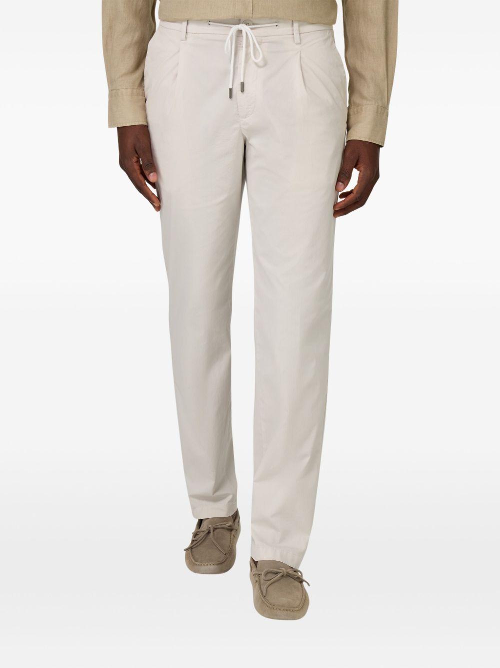 pleat-detailed drawstring trousers Product Image