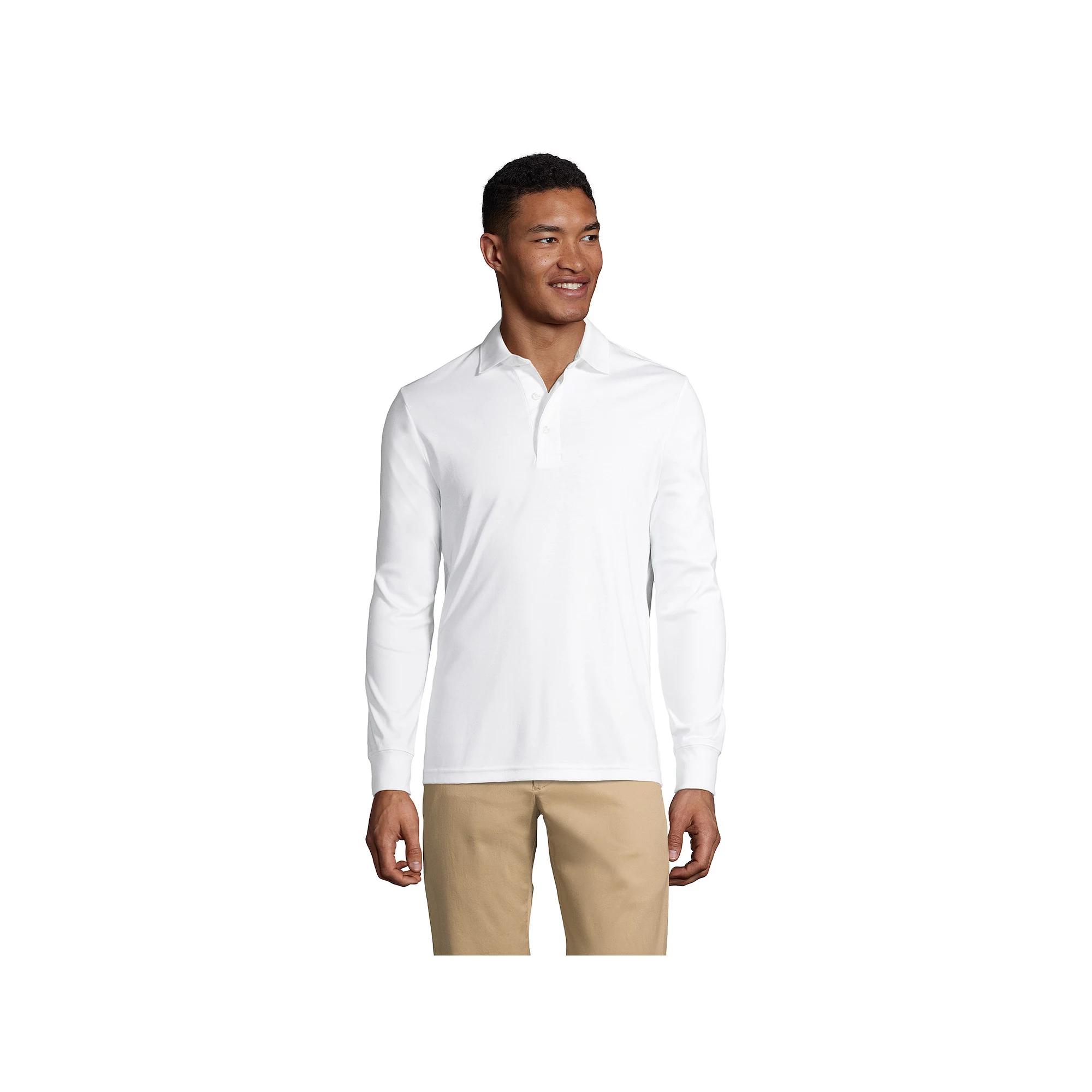 Big & Tall Lands' End Classic-Fit Supima Interlock Polo, Men's,  Product Image