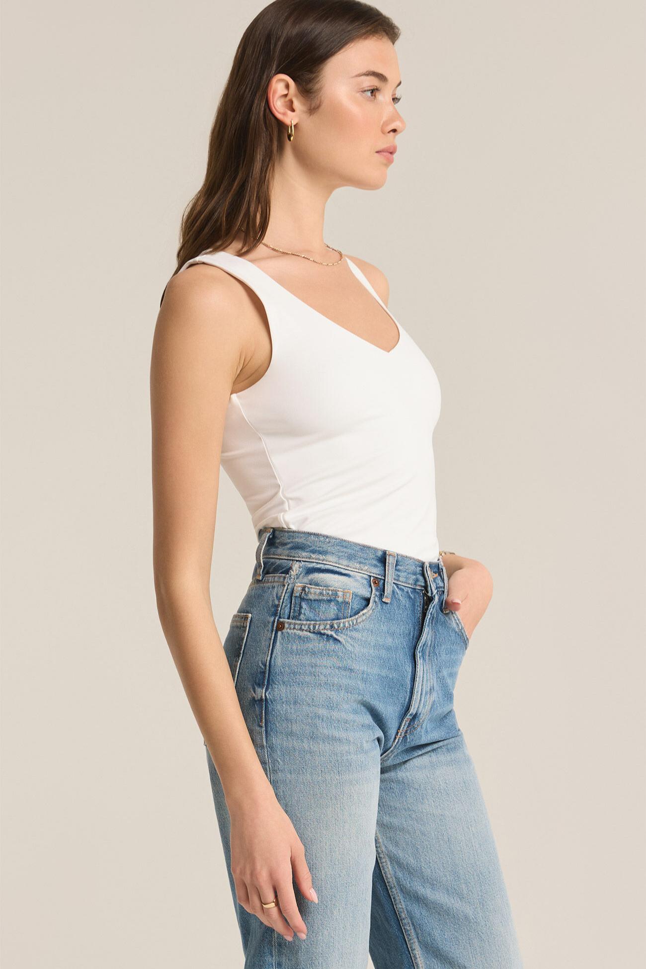 Avala V Neck So Smooth Top Product Image