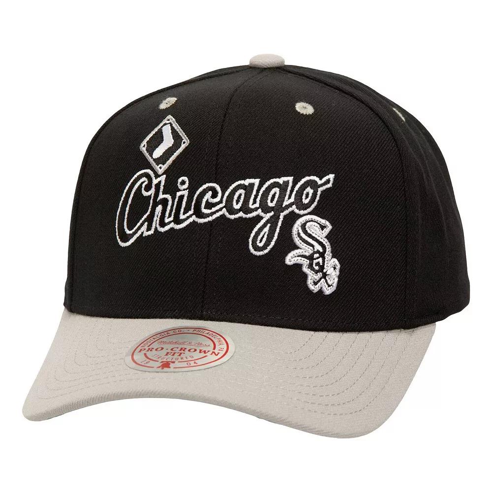 Men's Mitchell & Ness Black Chicago White Sox  All In 2.0 Adjustable Hat Product Image
