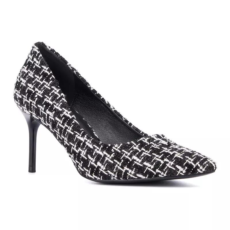New York & Company® Belle Women's Pumps, Size: 11, Black Boucle Product Image