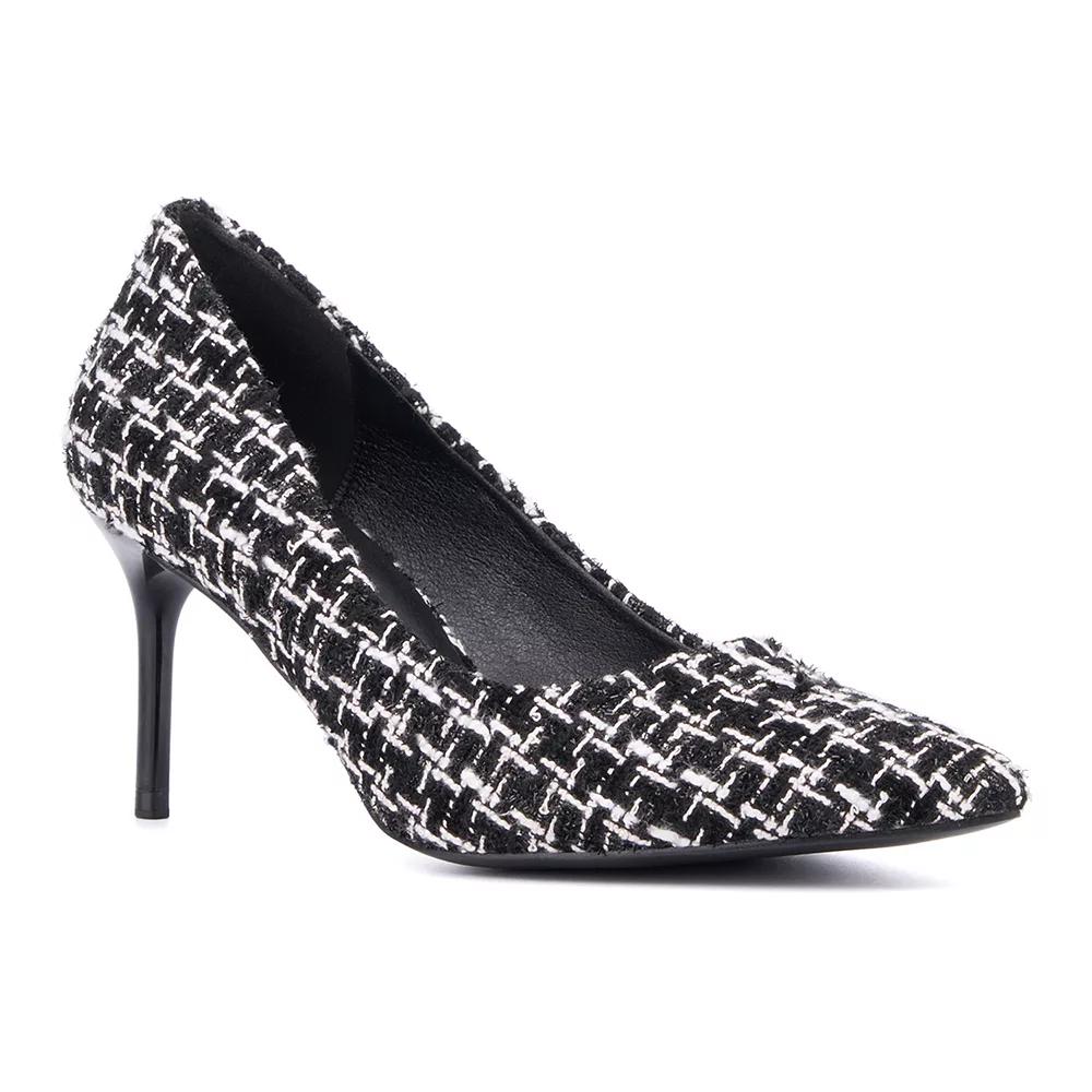 New York & Company® Belle Women's Pumps, Size: 11, Black Boucle Product Image