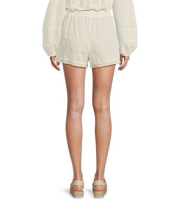 A Loves A Woven Lace High Rise Tassel Drawstring Coordinating Shorts Product Image