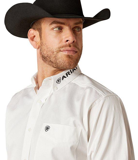 Ariat Big & Tall Team Logo Twill Long Sleeve Woven Shirt Product Image