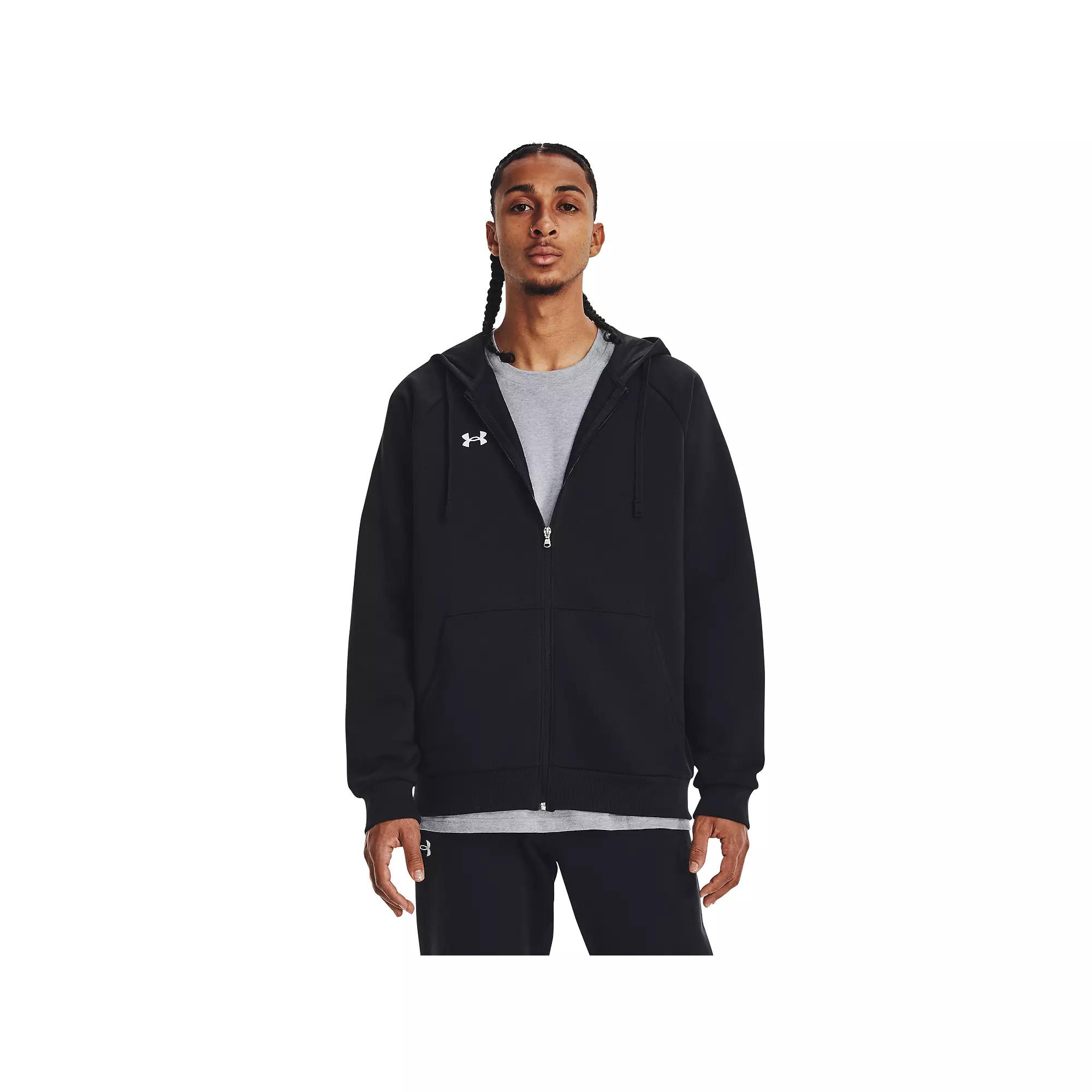 Big & Tall Under Armour Rival Fleece Full-Zip Hoodie, Men's,  Product Image