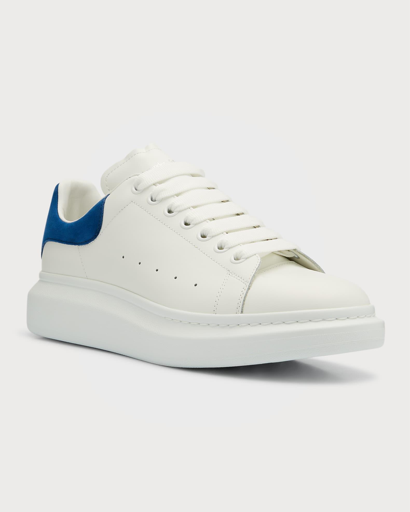 Mens Oversized Leather Platform Sneakers Product Image