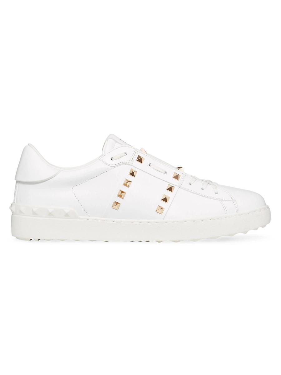Mens Calfskin Rockstud Untitled Sneakers Product Image