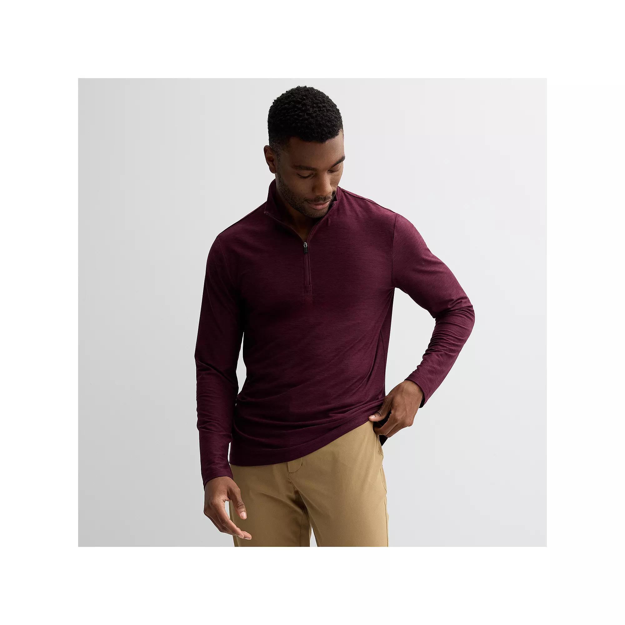 Men's FLX Luxury Soft Wander 1/4 Zip Up Pullover,  Product Image