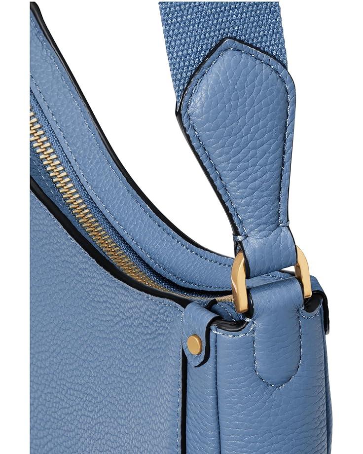 Knott Croc Embossed Leather Medium Crossbody Tote Product Image