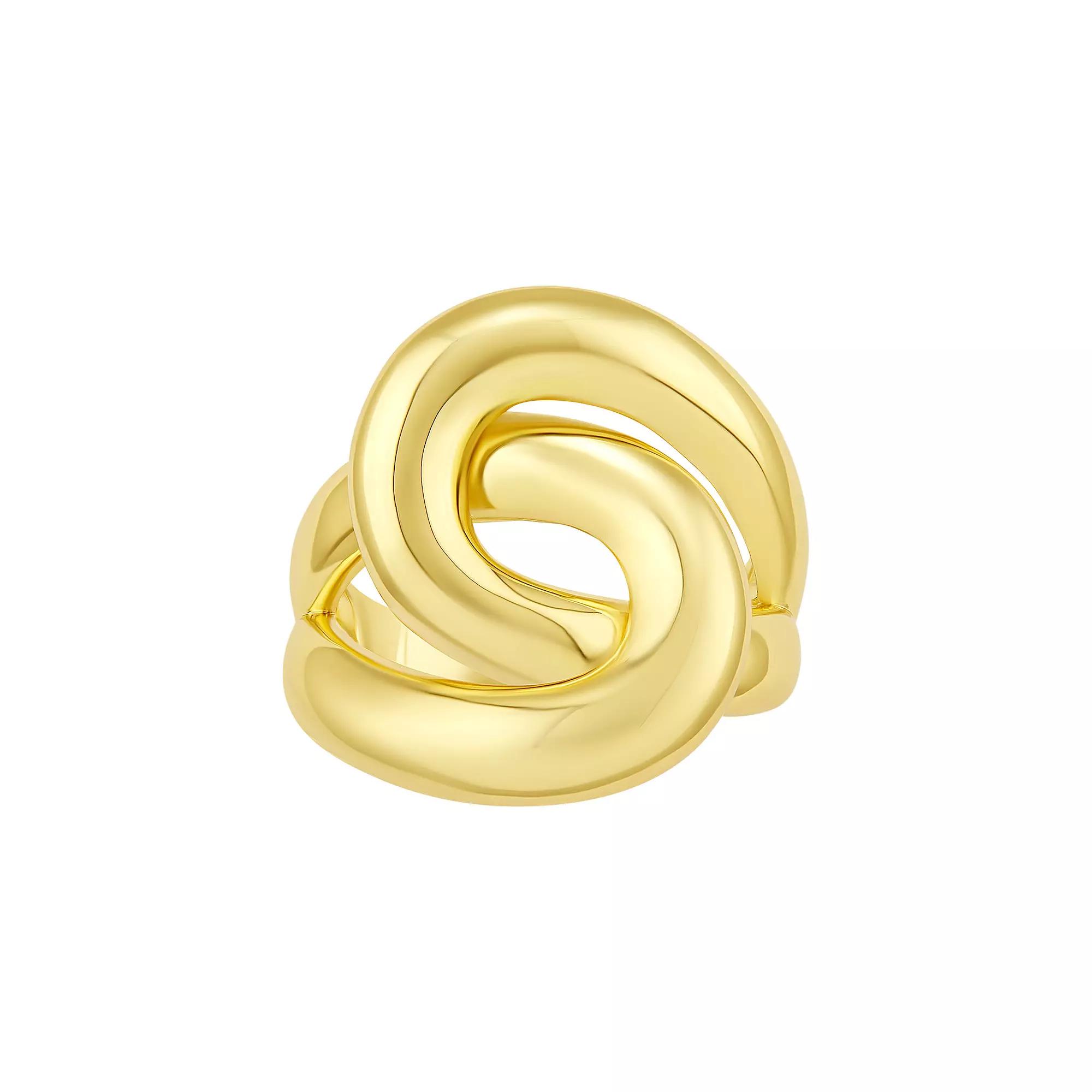 PRIMROSE Polished Swirl Ring, Women's, Size: 9, Silver Tone Product Image