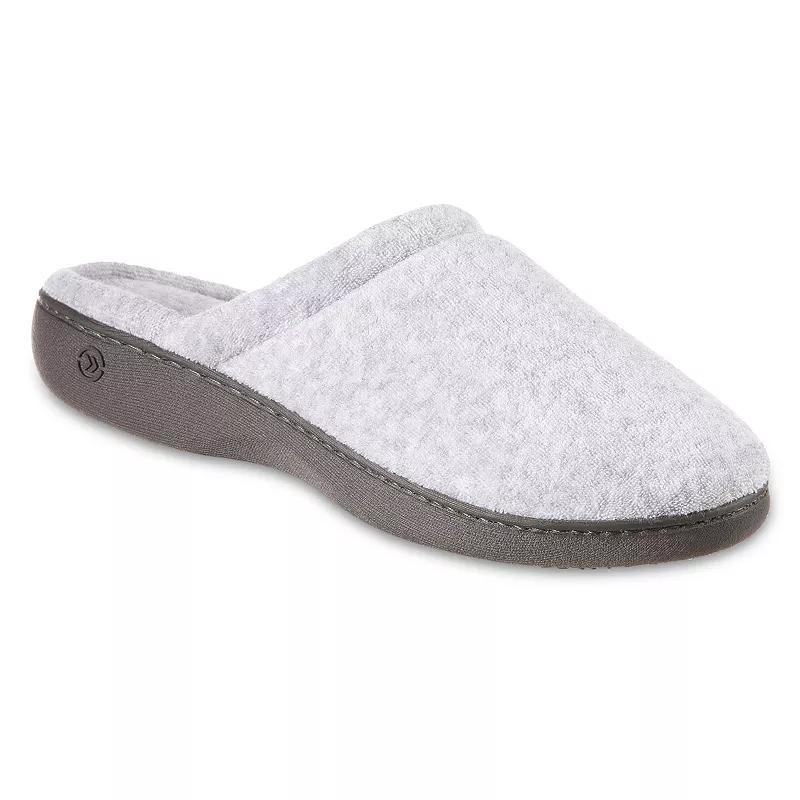 isotoner Embroidered Terry Secret Sole Women's Clog Slippers,  Product Image