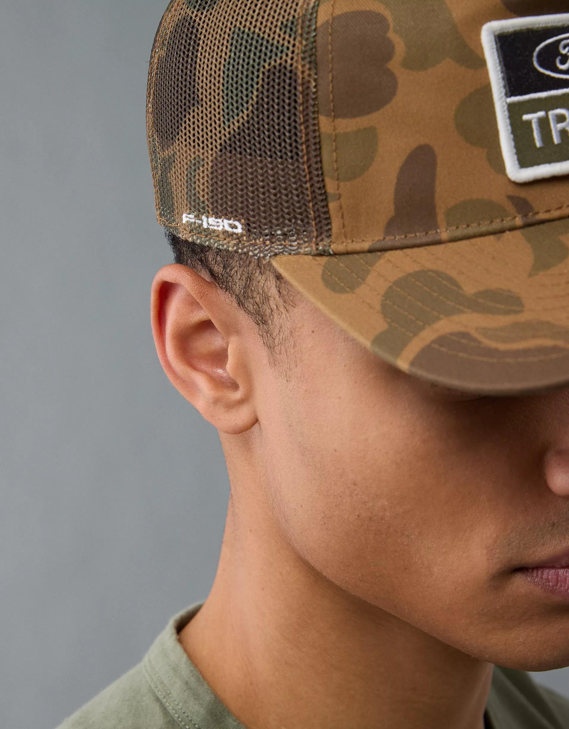AE Ford Camo Trucker Hat Product Image