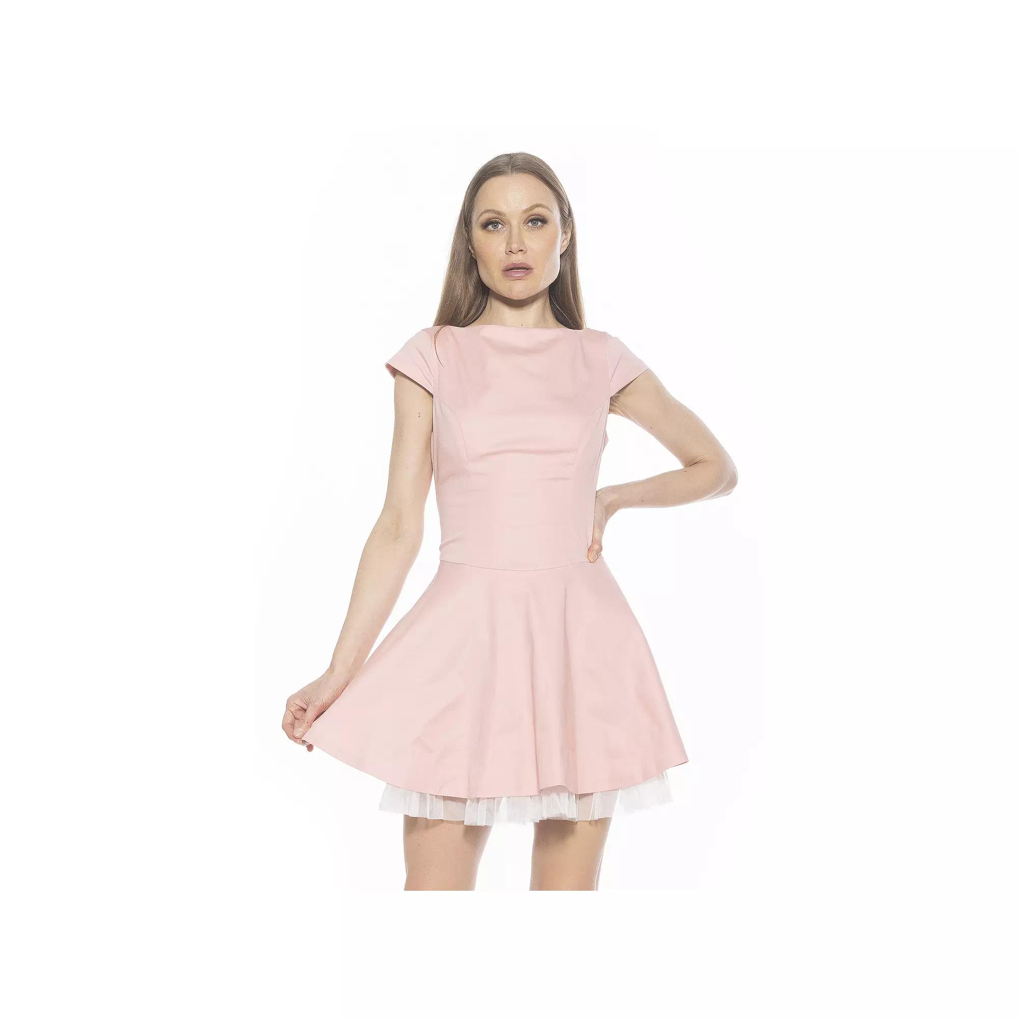 Women's ALEXIA ADMOR Aleena Short Sleeve Mini Dress,  Product Image