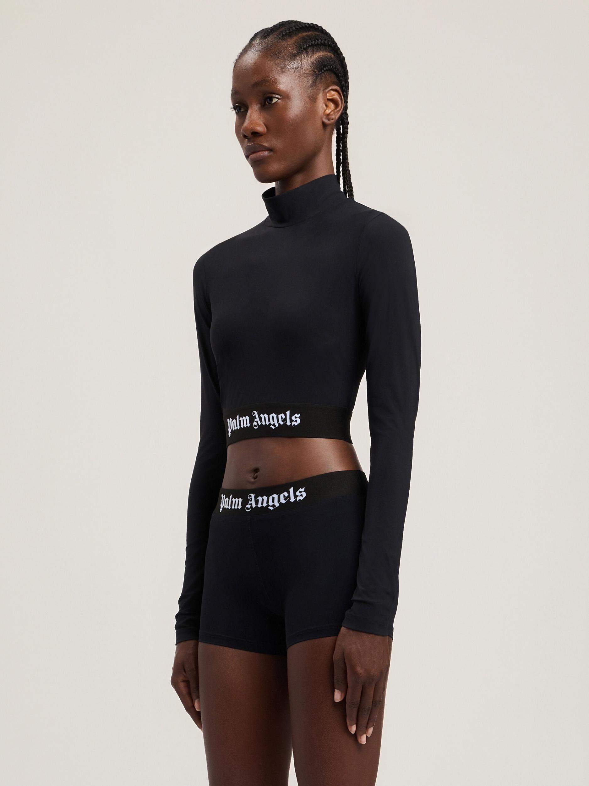 Classic Logo Long-Sleeved Mockneck Top Product Image