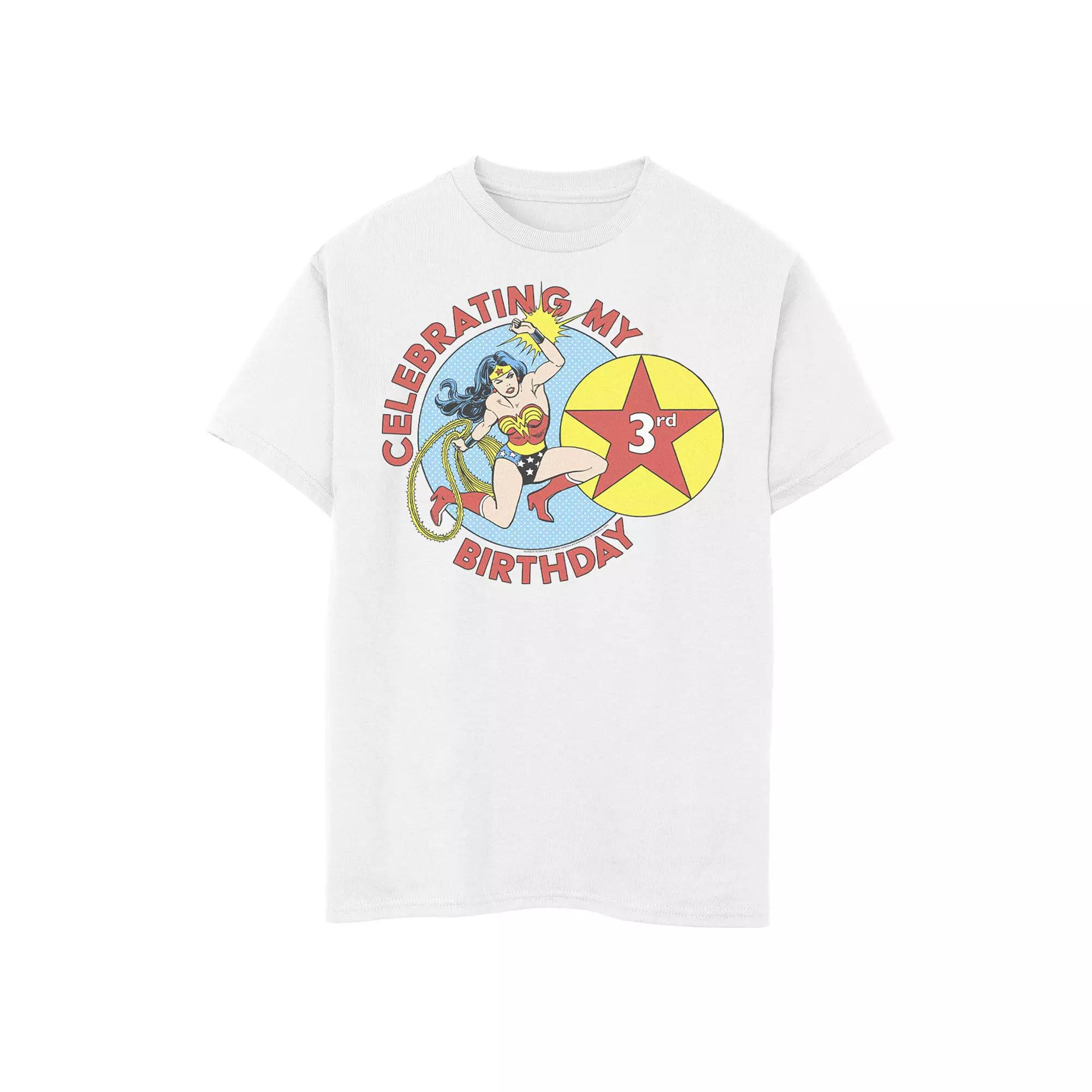 Boys 8-20 Wonder Woman 3rd Birthday Graphic Tee, Boy's,  Product Image