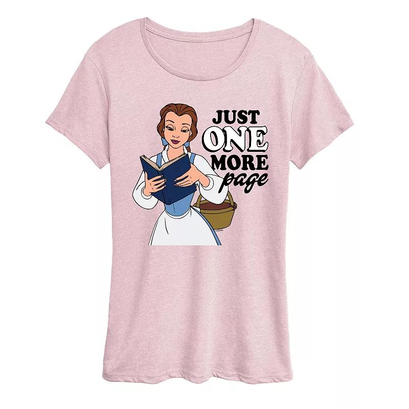 Disney Princess Belle Women's One More Page Graphic Tee, Girl's,  Product Image