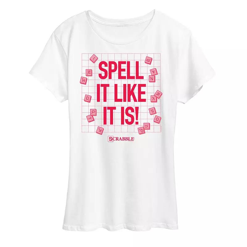 Womens Scrabble Spell It Like It Is Tee Product Image