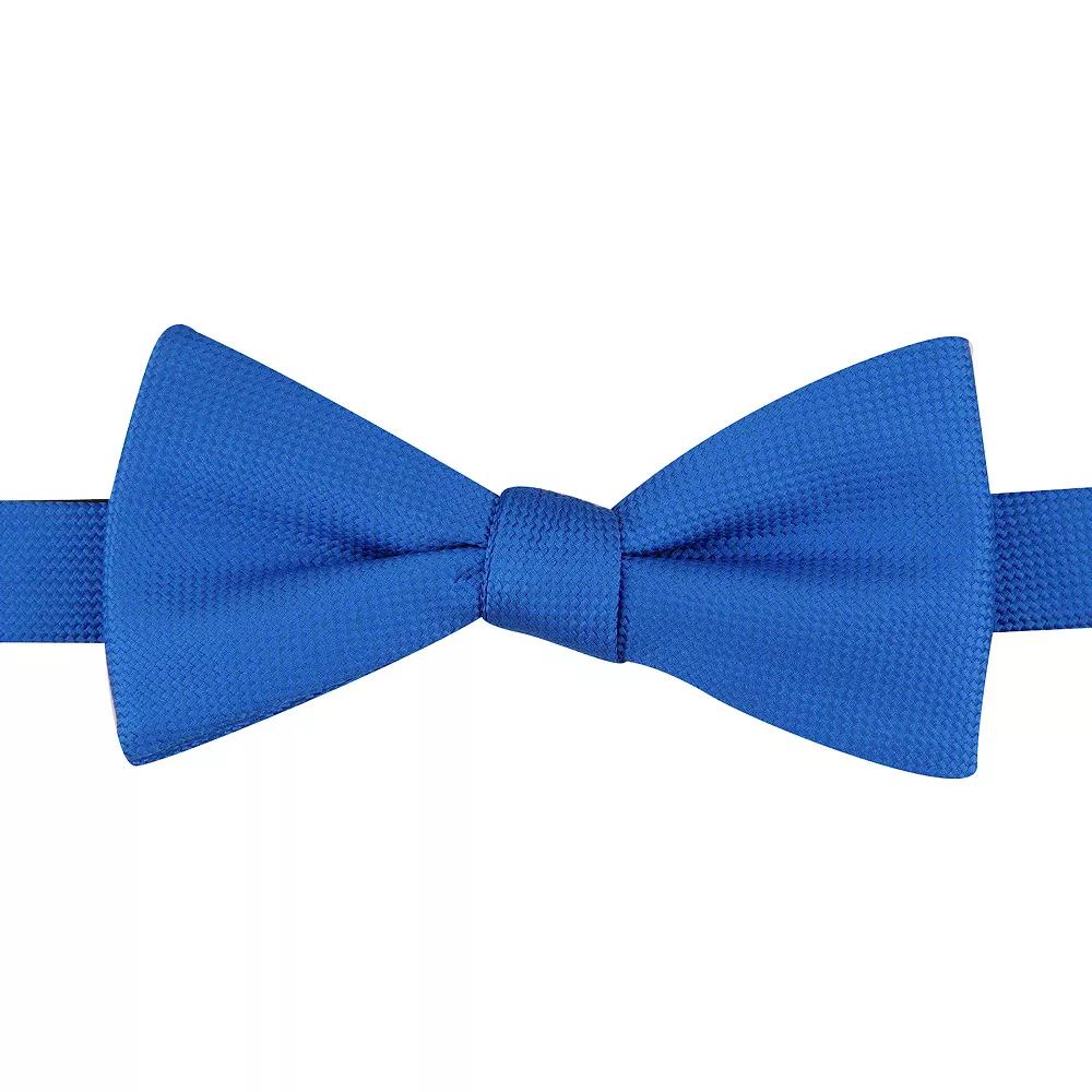 Men's Bespoke Pre-Tied Bow Tie, Blue Oxford Product Image