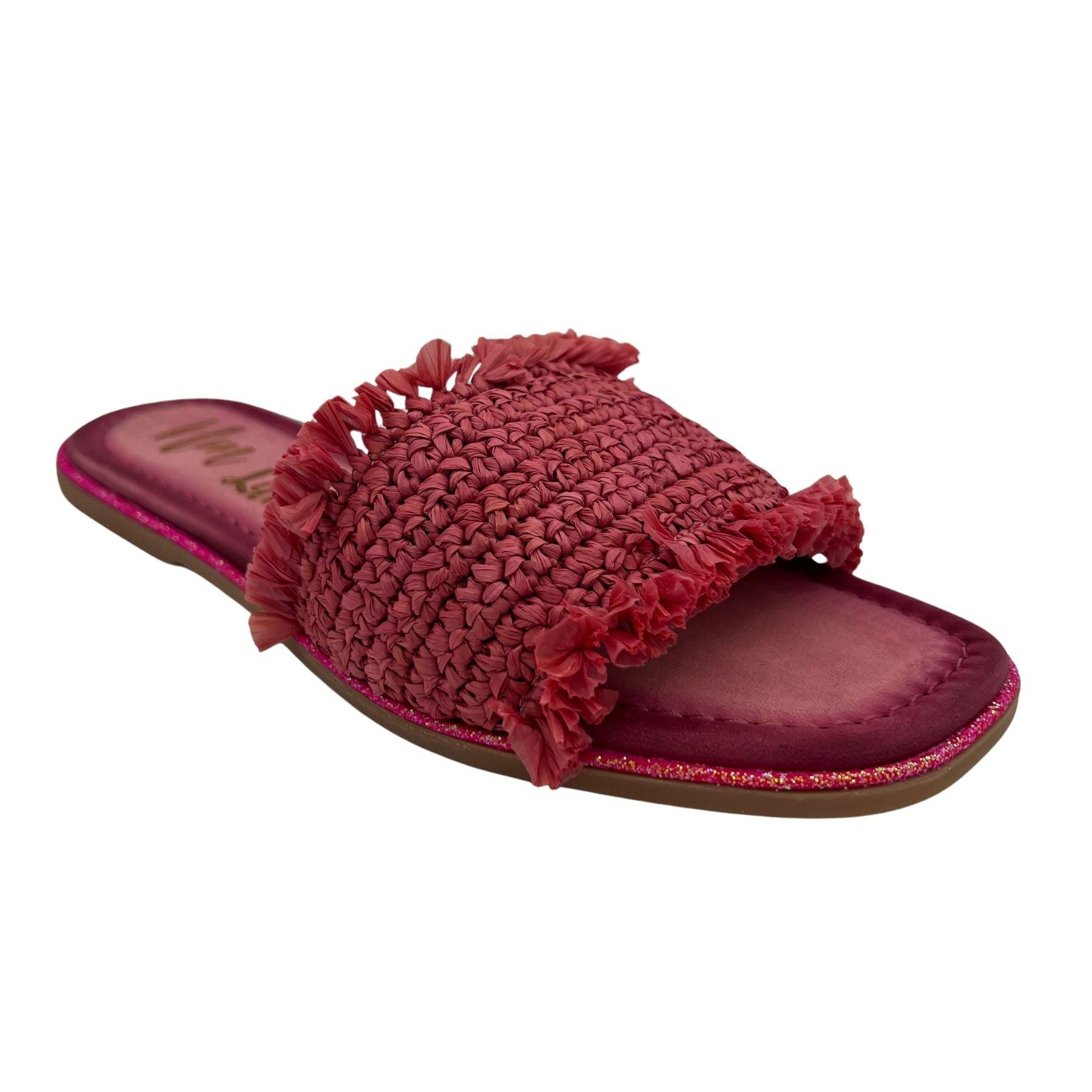 Juana Woven Sandals in Pink Product Image
