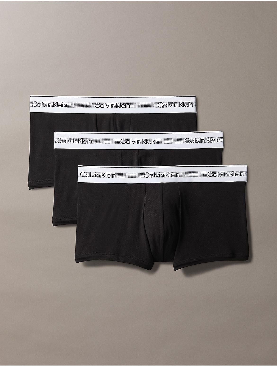 Calvin Klein Mens Icon Modal Mesh 3-Pack Low Rise Trunk Product Image