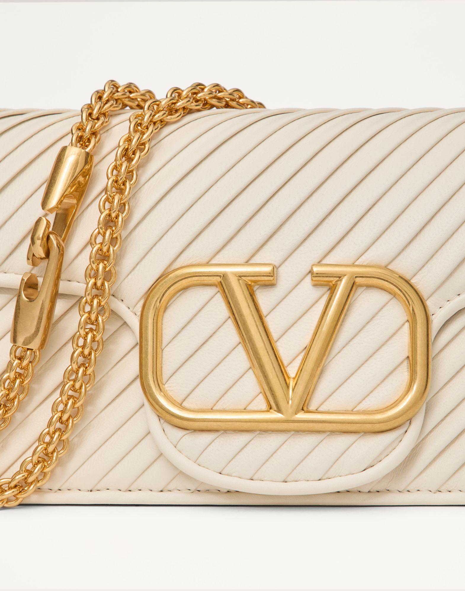 Valentino Garavani Locò Shoulder Bag In Pleated Nappa Product Image