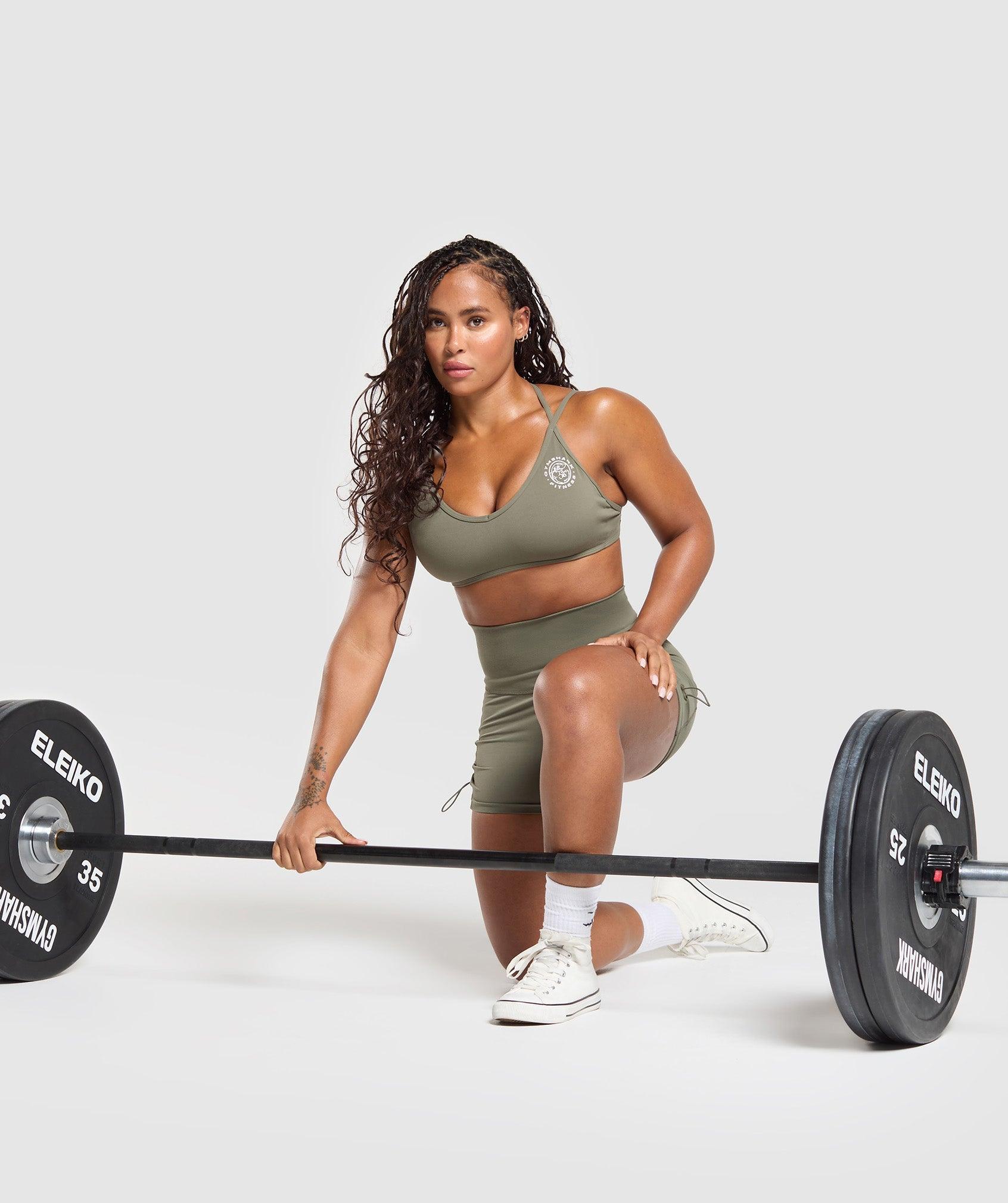 Gymshark Legacy Bra - Base Green Female Product Image