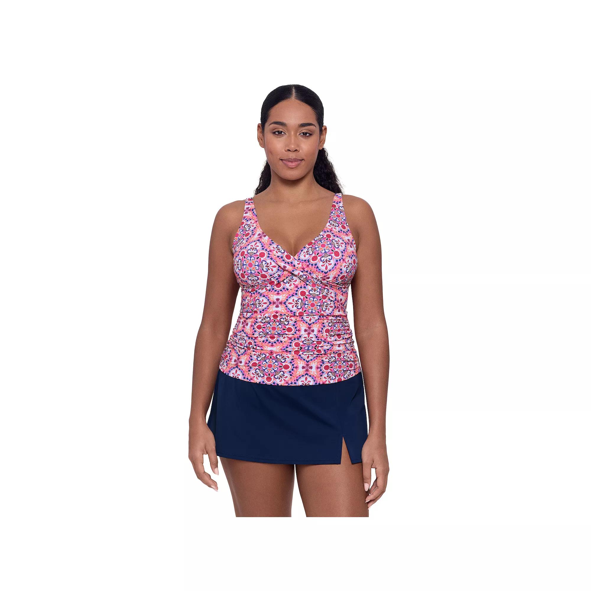 Womens Bal Harbour Crossover Tankini Top Product Image