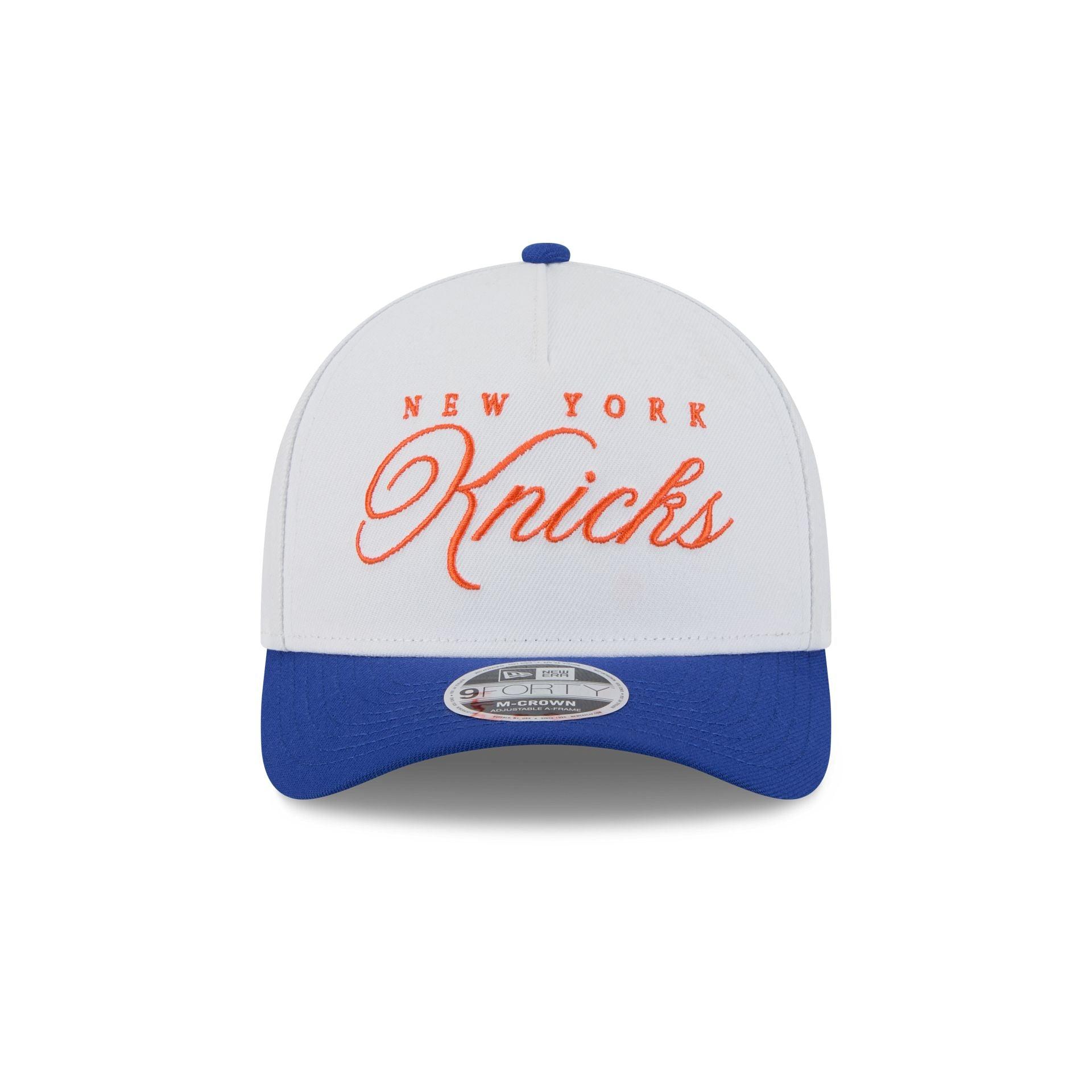 New York Knicks 2025 Draft 9FORTY M-Crown A-Frame Snapback Hat Male Product Image