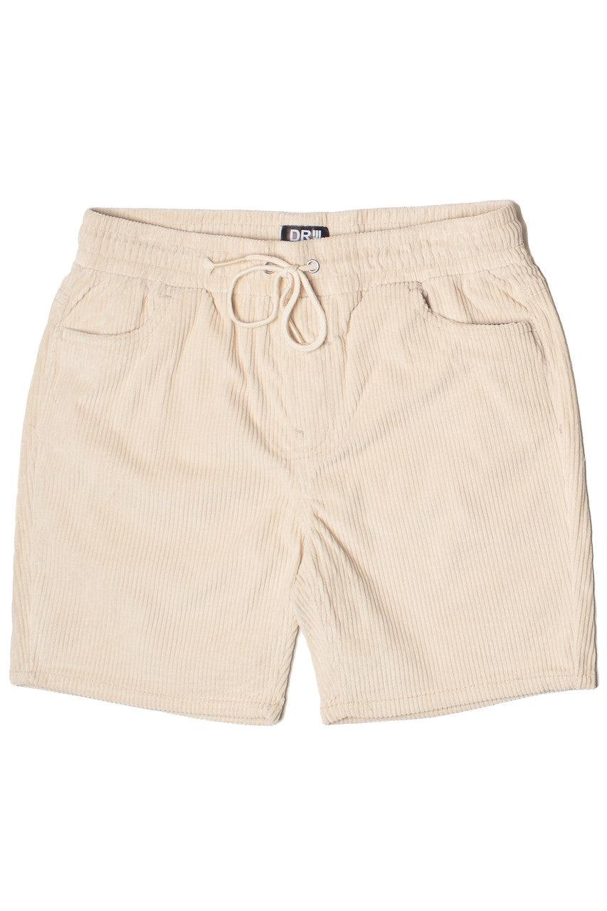 Drawstring Corduroy Shorts Product Image