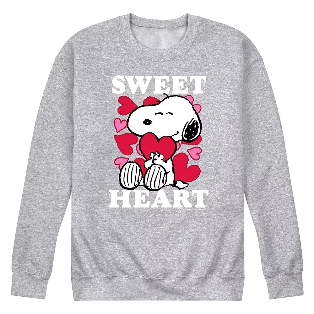 Men's Peanuts Sweetheart Fleece Sweatshirt,  Product Image