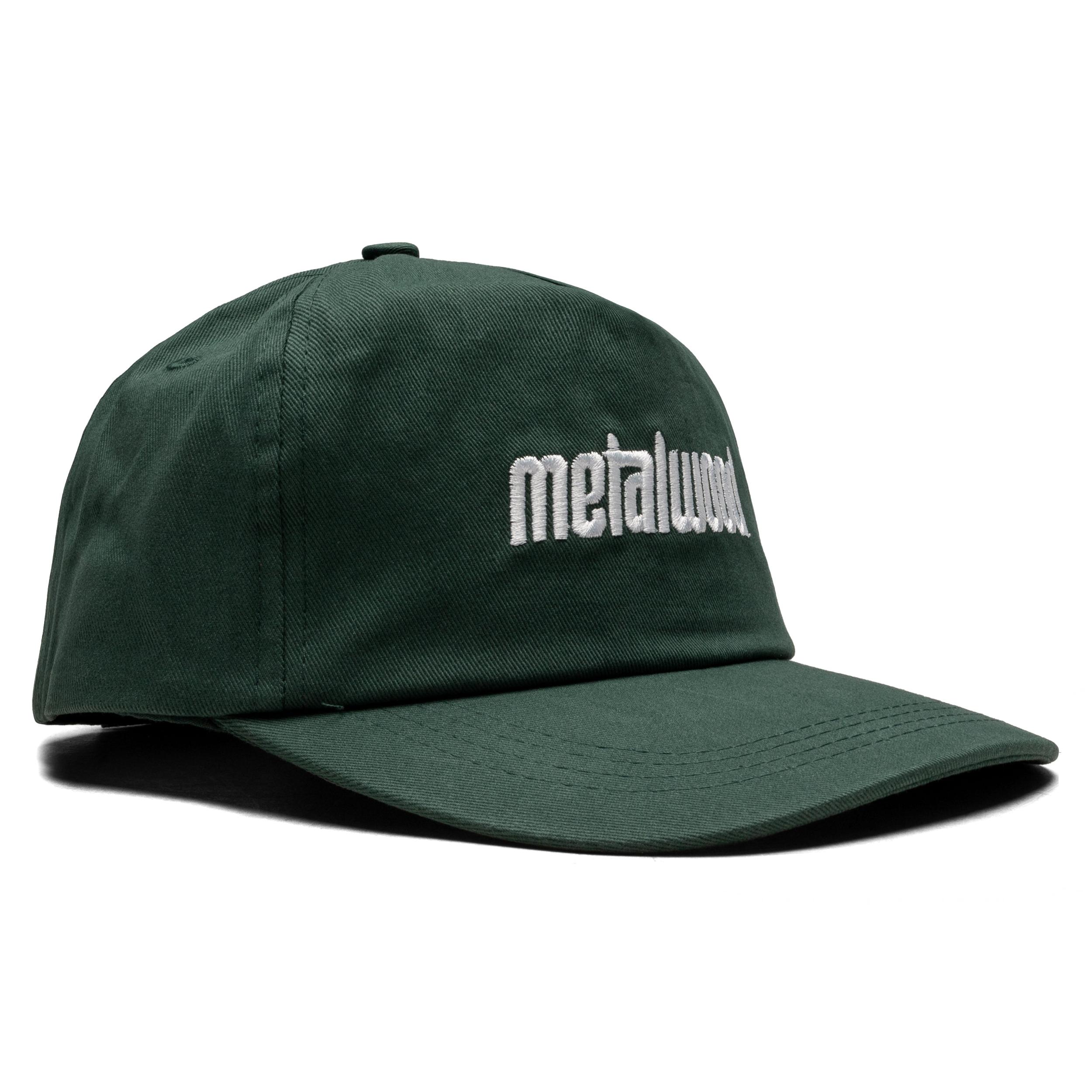 Metal Logo 5-Panel Hat - Spruce Male Product Image