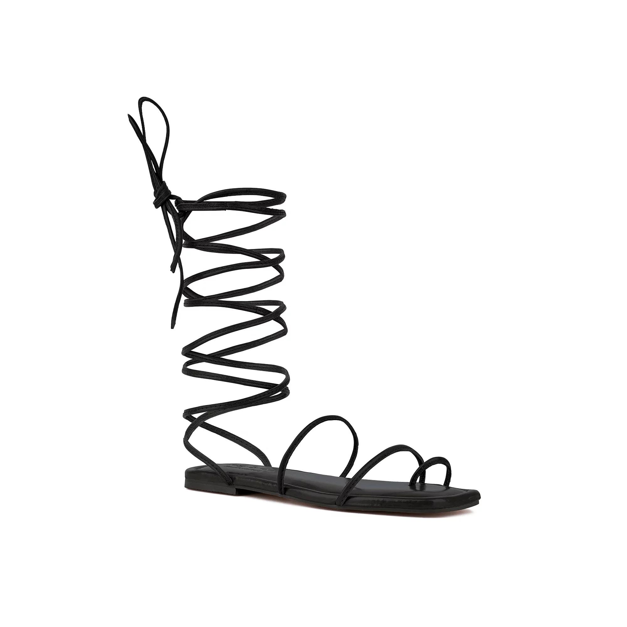 Rag & Co Amatha Women's Leather Lace-Up Sandals,  Product Image