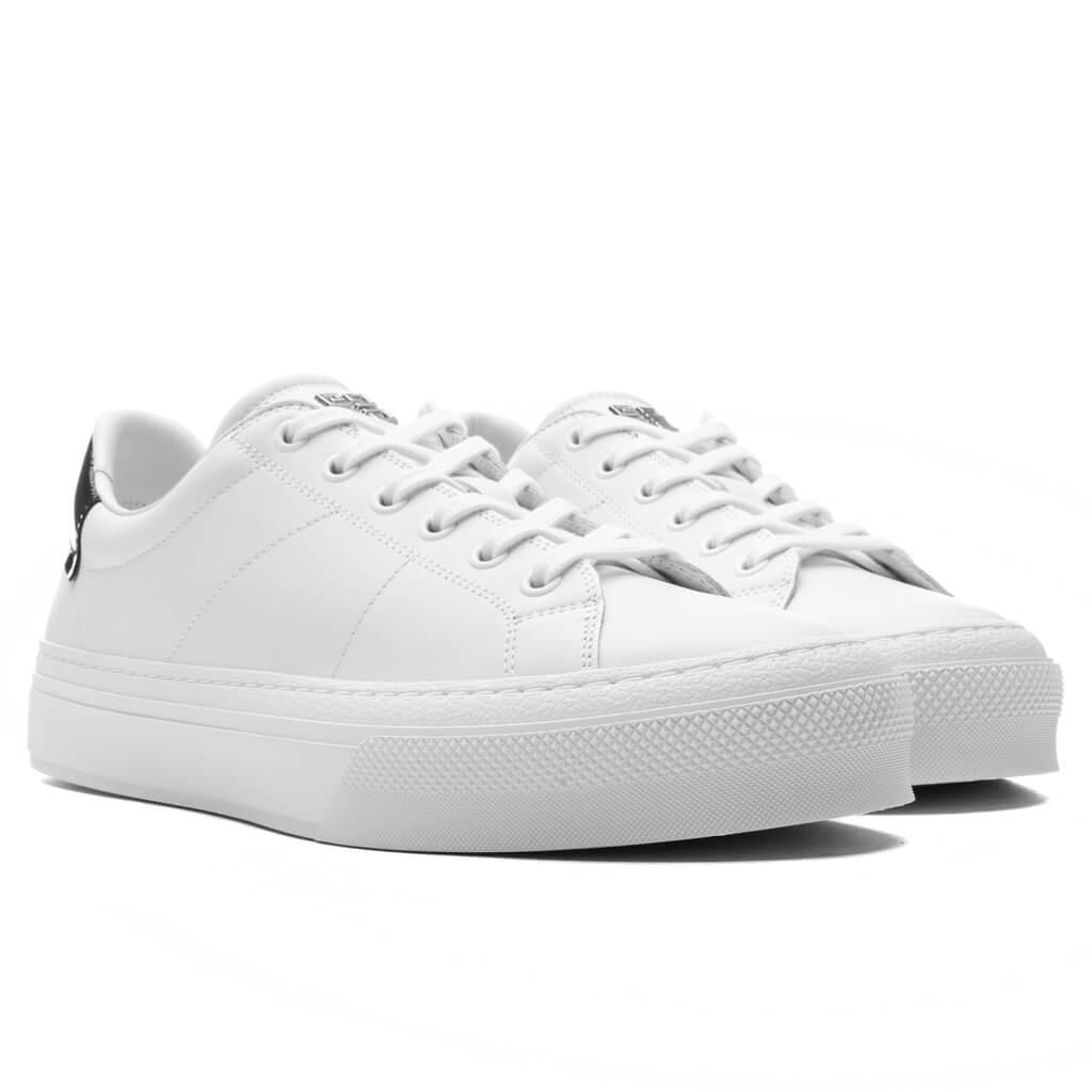 City Sport Sneakers in Leather - White/Black Male Product Image