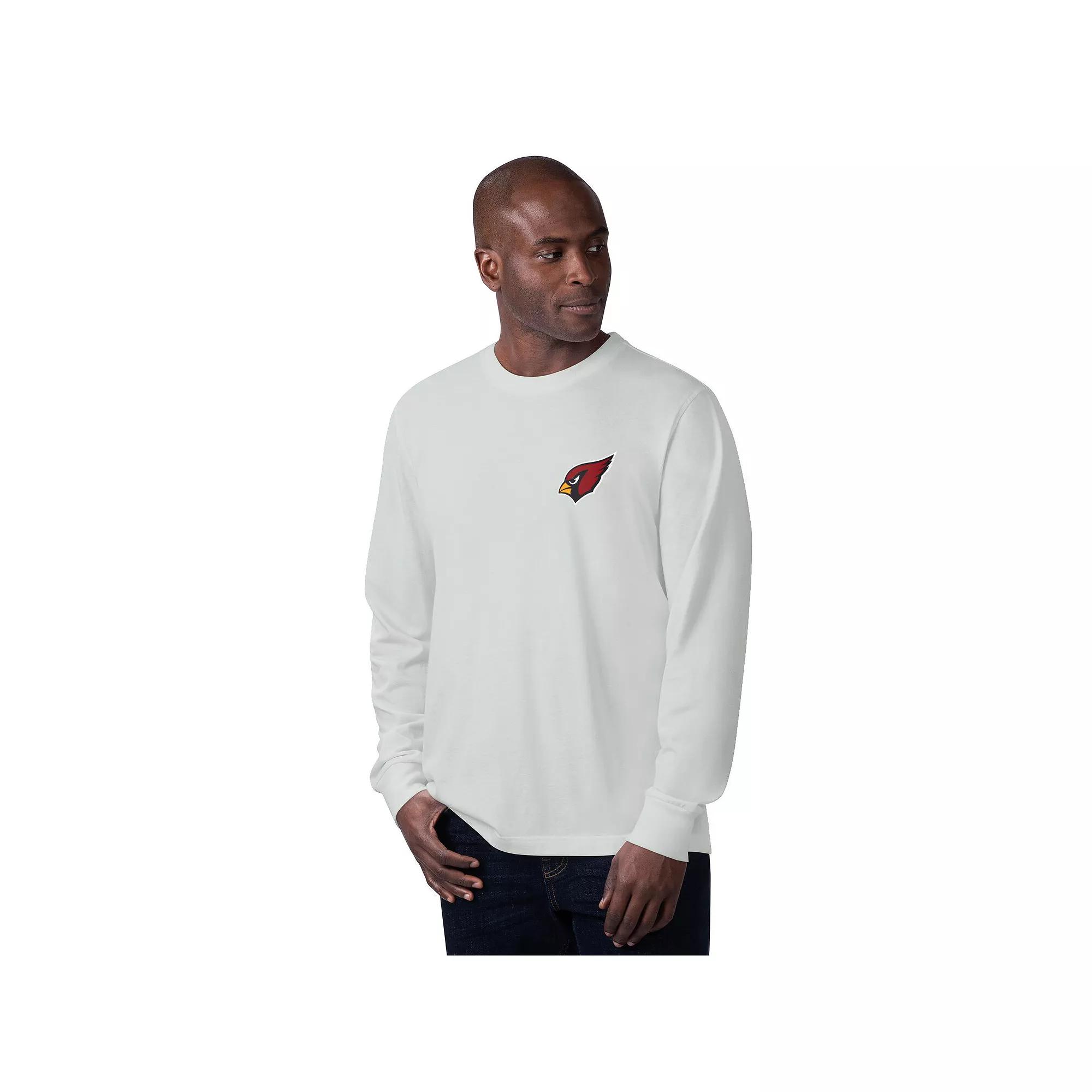 Men's Margaritaville Gray Arizona Cardinals Gametime Long Sleeve T-Shirt,  Product Image