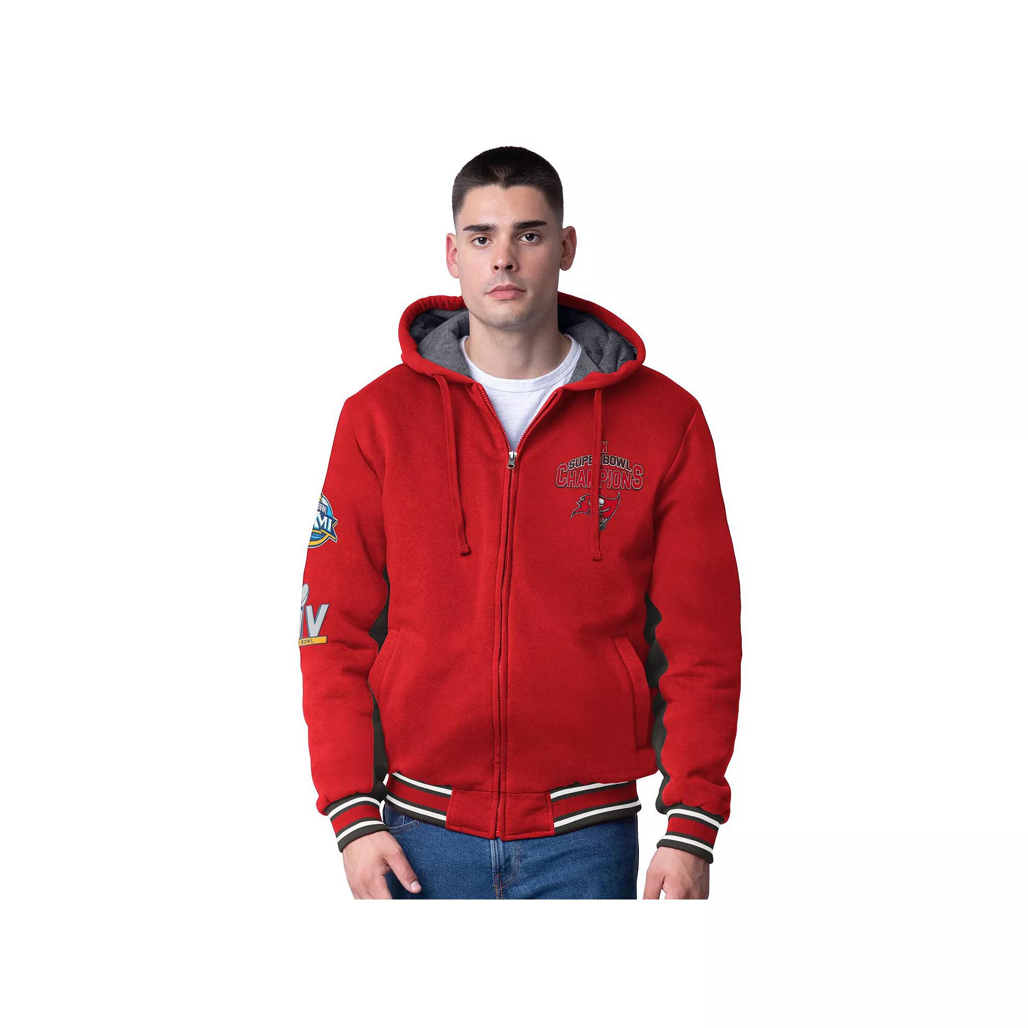 Men's G-III Extreme Red Tampa Bay Buccaneers No Huddle Commemorative Full-Zip Hoodie Jacket,  Product Image