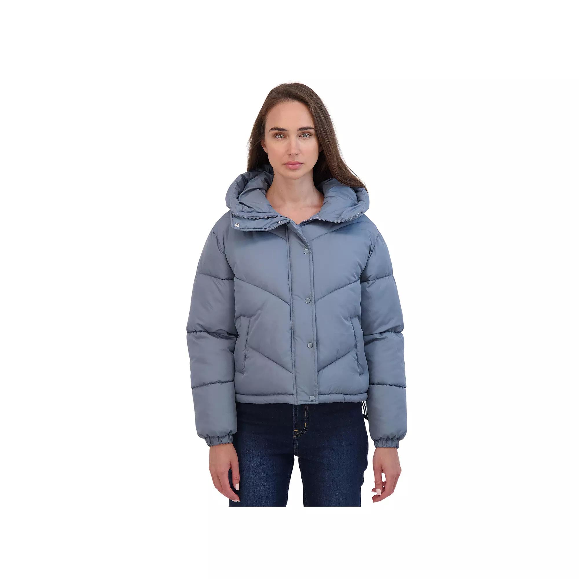 Juniors' Sebby Short Puffer Jacket, Women's,  Product Image
