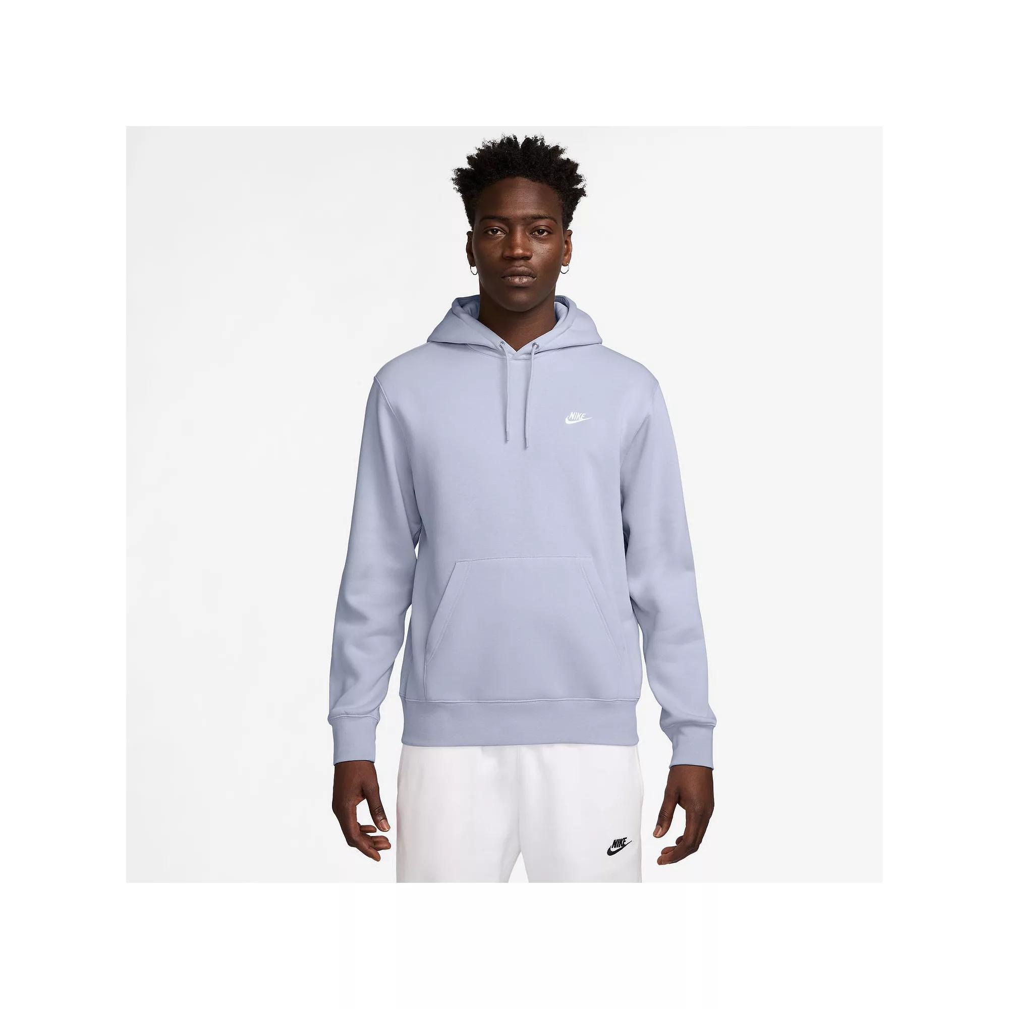 Big & Tall Nike Club Pull-Over Fleece Hoodie, Men's,  Product Image