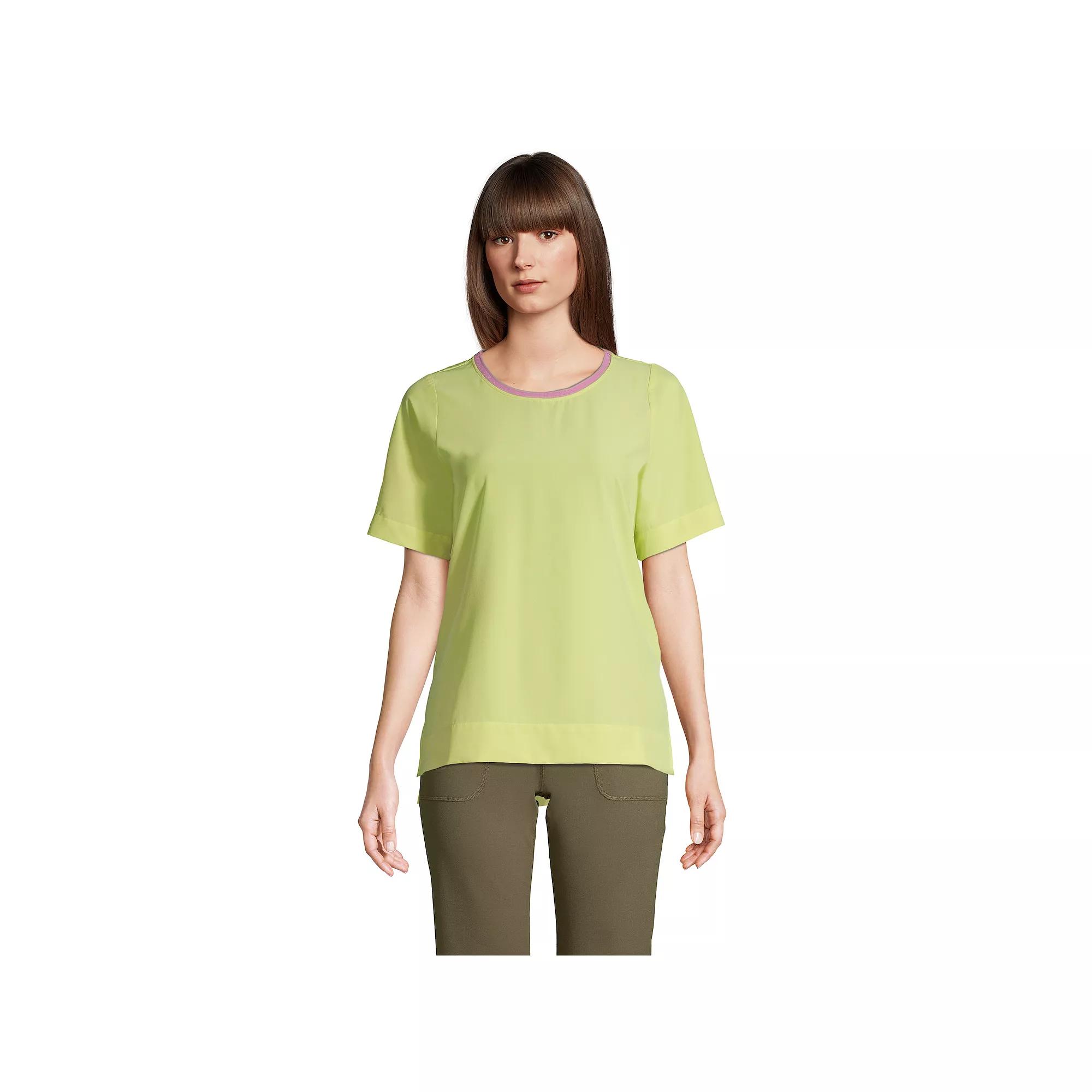 Women's Lands' End 365 Commuter Elbow-Sleeve Tunic Top,  Product Image