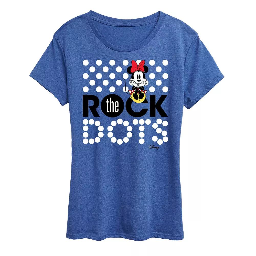 Disney's Minnie Mouse Rock The Dots Graphic Tee, Women's,  Product Image