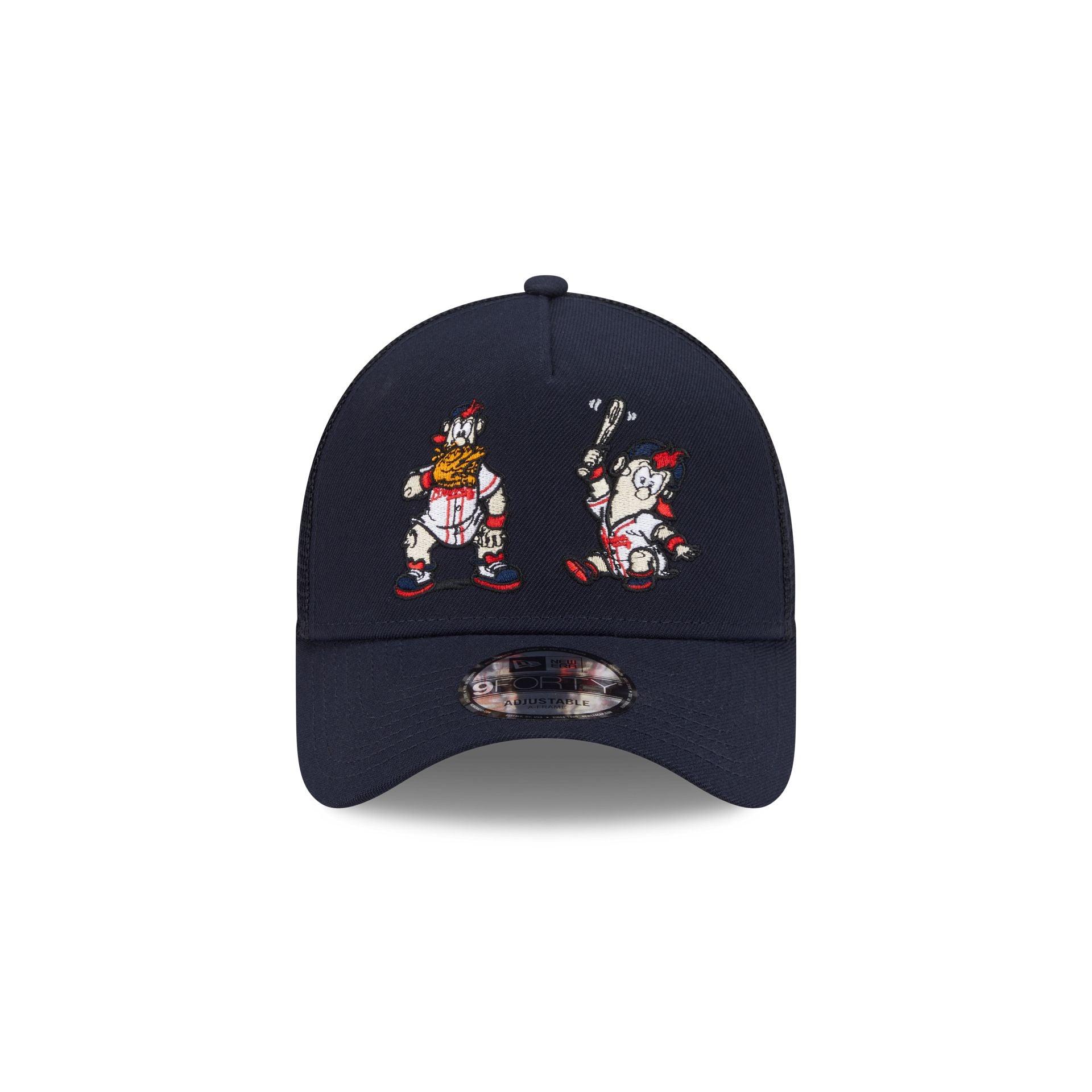 Atlanta Braves Generation Mascots 9FORTY A-Frame Trucker Hat Male Product Image