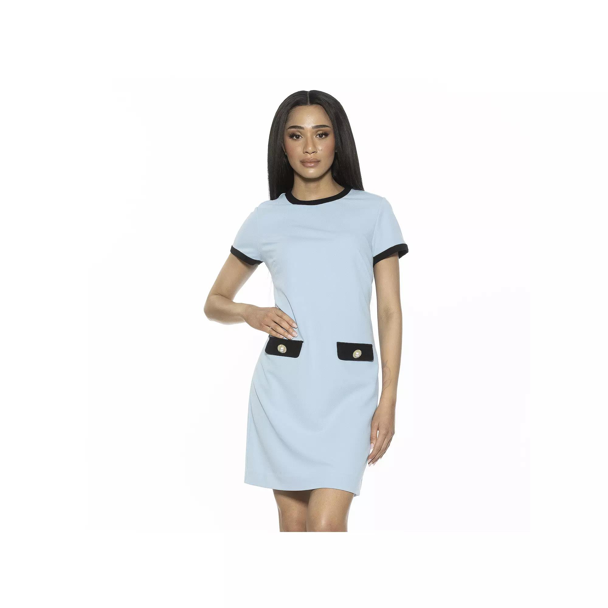 Women's ALEXIA ADMOR Carys Crewneck Shift Dress,  Product Image