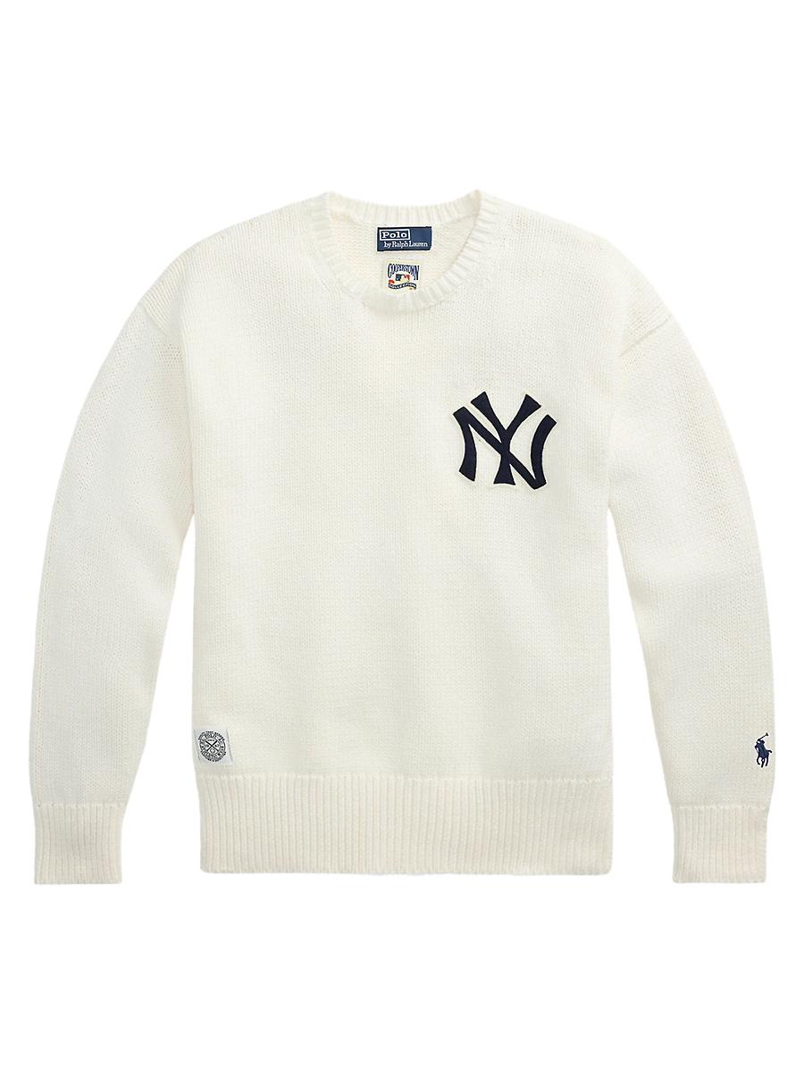 Mens Yankees Cotton Crewneck Sweater Product Image