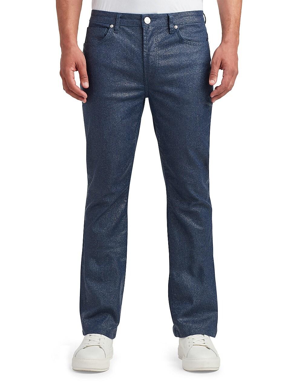 Mens Clint Slim-Fit Boot-Cut Jeans Product Image