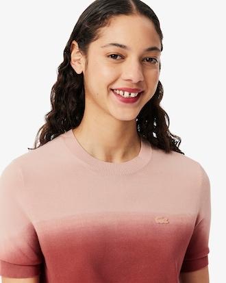 Short Sleeved Ombré Effect Sweater Product Image