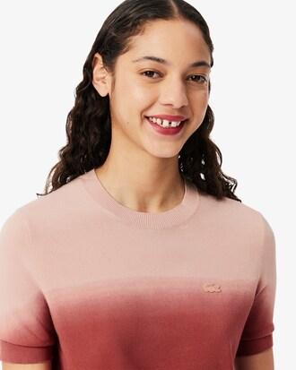 Short Sleeved Ombré Effect Sweater Product Image